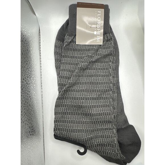 Mens Dress Socks 5 pair assortment. Grey, Blue, Black mens size 10-13 NWT - Picture 6 of 6